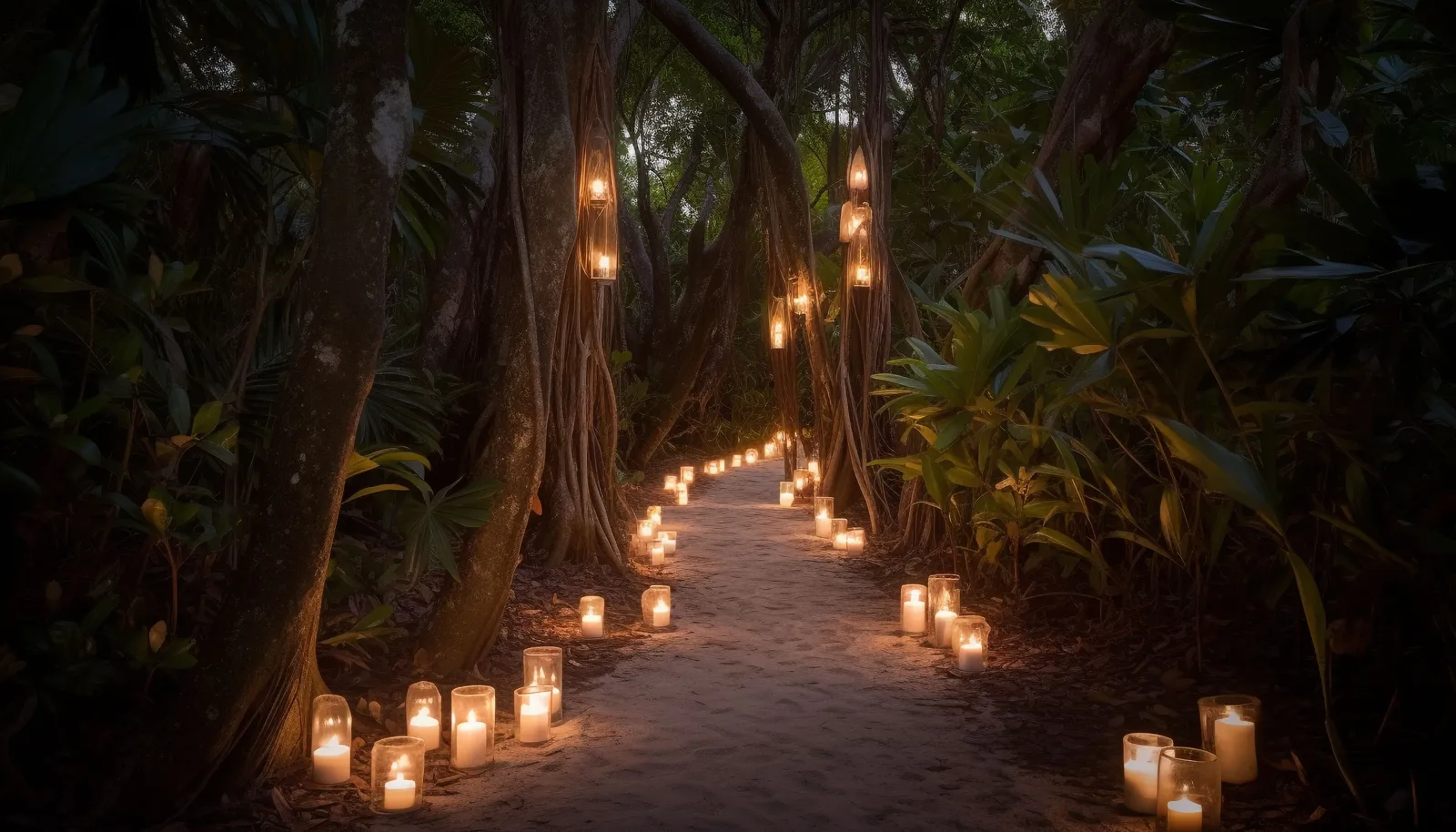 Evening Garden Lighting